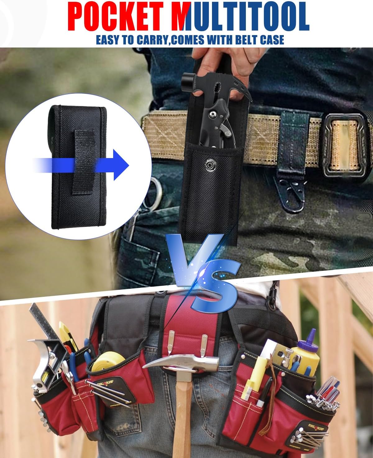 BIBURY Cadeau Homme, 12 en 1 Outil Multifonction, Cadeau Fete des Peres, Camping Gadget Insolite Utile, Cadeau Anniversaire Papa, Cadeau Papa, Idee Cadeau Papa Original, Cadeau Saint Valentin